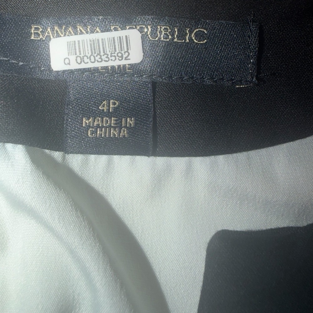 Banana Republic Business Dress-Black & Cream 4P Old Money Professional Career - Picture 7 of 7